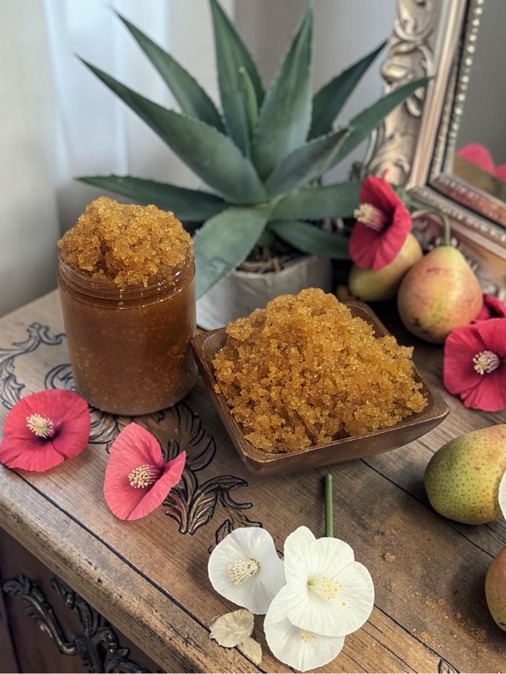 Sugar Scrub Luxury Hydration Body Exfoliation & Oil Orchid & Vine Beauty Skin